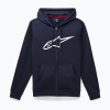 Pánska mikina Alpinestars Ageless II Zip Hoodie navy/white Pánska mikina Alpinestars Ageless II Zip Hoodie navy/white