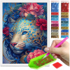 Sada: Diamond painting 30x40 (DP378) + biely rám Sada: Diamond painting 30x40 (DP378) + biely rám