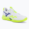 Volejbalové topánky Mizuno Wave Momentum Pro white/lightning yellow/dazzling blue Volejbalové topánky Mizuno Wave Momentum Pro white/lightning yellow/dazzling blue