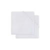 Jollein Napínacia plachta 60x120 cm froté White 2 ks Jollein Napínacia plachta 60x120 cm froté White 2 ks