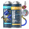 A/C FIX 2x Chladivo R134a Plyn do klimatizácie + Hadica Adaptér A/C FIX 2x Chladivo R134a Plyn do klimatizácie + Hadica Adaptér