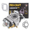 Karburátor s veľkým ovocím 2.takt 1E40F/44F PROCRAFT Karburátor s veľkým ovocím 2.takt 1E40F/44F PROCRAFT