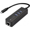 TECHLY 105810 Techly USB-C 3.1 to Gigabit Ethernet RJ45 network adapter w/ 3 port USB 3.0 hub TECHLY 105810 Techly USB-C 3.1 to Gigabit Ethernet RJ45 network adapter w/ 3 port USB 3.0 hub
