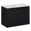 ArtCom Kúpeľňová skrinka s umývadlom NOVA Black U80/2 | 80 cm ArtCom Kúpeľňová skrinka s umývadlom NOVA Black U80/2 | 80 cm