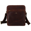 Pánska kožená taška tmavo koňaková - Peterson Savas koňak Pánska kožená taška tmavo koňaková - Peterson Savas koňak