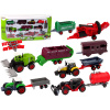 LEAN TOYS Sada poľnohospodárskych vozidiel a traktorov, 12 dielov, kov LEAN TOYS Sada poľnohospodárskych vozidiel a traktorov, 12 dielov, kov