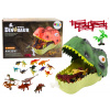 LEAN TOYS Sada figúrok dinosaurov Veľký zelený dinosaurus 45 dielikov LEAN TOYS Sada figúrok dinosaurov Veľký zelený dinosaurus 45 dielikov
