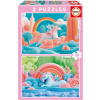 EDUCA Puzzle Magičtí jednorožci 2x48 dílků EDUCA Puzzle Magičtí jednorožci 2x48 dílků