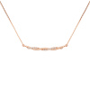 Zlatý dámsky náhrdelník DF 4099, ružové zlato s diamantmi Zlatý dámsky náhrdelník DF 4099, ružové zlato s diamantmi