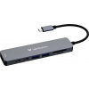 Verbatim 32158 USB Hub HDMI(TM) USB 3.2 Gen1 5 GBit/s Nabíjecí přípojka USB-C® PD šedá Essentials Verbatim 32158 USB Hub HDMI(TM) USB 3.2 Gen1 5 GBit/s Nabíjecí přípojka USB-C® PD šedá Essentials