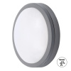 Solight LED vonkajšie osvetlenie so senzorom Siena, sivé, 20W, 1500lm, 4000K, IP54, 23cm Solight LED vonkajšie osvetlenie so senzorom Siena, sivé, 20W, 1500lm, 4000K, IP54, 23cm