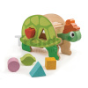 Drevená didaktická korytnačka Tortoise Shape Sorter Tender Leaf Toys s tvarovanými kockami od 18 mes Drevená didaktická korytnačka Tortoise Shape Sorter Tender Leaf Toys s tvarovanými kockami od 18 mes