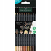 Školské pastelky pre deti Faber-Castell Black Edition – odtiene pleti, 12 farieb Školské pastelky pre deti Faber-Castell Black Edition – odtiene pleti, 12 farieb