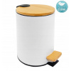Aqualine BI007 BAMBUS odpadkový koš 5 l biela Aqualine BI007 BAMBUS odpadkový koš 5 l biela