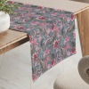 Biante Dekoračný behúň na stôl PML-043 Tropické kvety na sivom 35x120 cm Biante Dekoračný behúň na stôl PML-043 Tropické kvety na sivom 35x120 cm