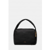 Kožená kabelka Tommy Hilfiger čierna farba, AW0AW18152 ONE SIZE Kožená kabelka Tommy Hilfiger čierna farba, AW0AW18152 ONE SIZE