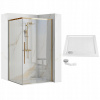 Sprchovací kút Rea Solar Gold, posuvné dvere, 90 x 90 cm Sprchovací kút Rea Solar Gold, posuvné dvere, 90 x 90 cm