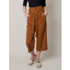 Dámske látkové nohavice culottes hnedé 12619 Dámske látkové nohavice culottes hnedé 12619