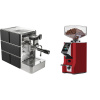 Stone Espresso Mine Black + Eureka Mignon Specialita Smart, CR ferrari red Stone Espresso Mine Black + Eureka Mignon Specialita Smart, CR ferrari red