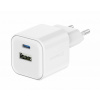 Swissten sieťový adaptér 12W 1× USB-C + 1× USB-A biely 22071500 Swissten sieťový adaptér 12W 1× USB-C + 1× USB-A biely 22071500