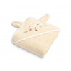 Mäkká uterák/osuška s kapucňou, Zajačik, Ecru, 90x90 cm, od značky Sensillo Mäkká uterák/osuška s kapucňou, Zajačik, Ecru, 90x90 cm, od značky Sensillo