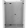 Mexen Lunar-F, L skladacie ľavé sprchové dvere 150 cm, číre sklo, čierny profil, 836SL-150-050-70-00-L Mexen Lunar-F, L skladacie ľavé sprchové dvere 150 cm, číre sklo, čierny profil, 836SL-150-050-70-00-L