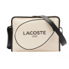 Športová taška Lacoste Unisex Heritage Canvas Shoulder - Béžový Športová taška Lacoste Unisex Heritage Canvas Shoulder - Béžový