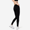 DOMYOS Dámske legíny slim na cvičenie – ultra čierne XS (W26 L30) DOMYOS Dámske legíny slim na cvičenie – ultra čierne XS (W26 L30)