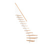 Minka STAIRS Lomené modulové schodisko Style Turn buk/biela, 304,2 cm Minka STAIRS Lomené modulové schodisko Style Turn buk/biela, 304,2 cm