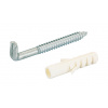 HETTICH 46103 Závesný hák 6x50 mm, hmoždinka 8x40 mm 10700705 HETTICH 46103 Závesný hák 6x50 mm, hmoždinka 8x40 mm 10700705