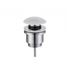 Emporia umývadlová pileta click - clack chróm s bielym keramickým krytom HF1083-C1 Emporia umývadlová pileta click - clack chróm s bielym keramickým krytom HF1083-C1