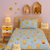 EVENIT Posteľné obliečky ové 114A modré do postieľky aj do škôlky Krep 45x65+90x130 cm EVENIT Posteľné obliečky ové 114A modré do postieľky aj do škôlky Krep 45x65+90x130 cm