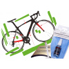 Ochranná fólia na bicykel Noso Road Slim lesklá, samoregeneračná Ochranná fólia na bicykel Noso Road Slim lesklá, samoregeneračná