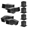 Vevor Súprava 8 3-cestných držiakov 4×4 in pre 92×92 mm oceľ so skrutkami LPJJTZ8PCS4XIW0UM001V0 Vevor Súprava 8 3-cestných držiakov 4×4 in pre 92×92 mm oceľ so skrutkami LPJJTZ8PCS4XIW0UM001V0