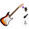 Fender Squier Affinity Series Stratocaster Junior HSS LRL SET 3-Color Sunburst Elektrická gitara Fender Squier Affinity Series Stratocaster Junior HSS LRL SET 3-Color Sunburst Elektrická gitara