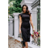 Glara Dámske elegantné šaty s volánom 849931 Glara Dámske elegantné šaty s volánom 849931