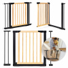 EcoToys závorová brána 74-100 cm kovové drevo prídavné panely EcoToys závorová brána 74-100 cm kovové drevo prídavné panely