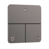 Hansgrohe ShowerSelect Comfort Ventil pod omietku, na 3 spotrebiče, kefovaný čierny chróm 15587340-HG Hansgrohe ShowerSelect Comfort Ventil pod omietku, na 3 spotrebiče, kefovaný čierny chróm 15587340-HG