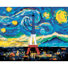 ZUTY Maľovanie podľa čísel - EIFFELOVA VEŽA PODĽA VINCENTA VAN GOGHA Rámovanie: vypnuté plátno na rám, Rozmer: 40x50 cm ZUTY Maľovanie podľa čísel - EIFFELOVA VEŽA PODĽA VINCENTA VAN GOGHA Rámovanie: vypnuté plátno na rám, Rozmer: 40x50 cm