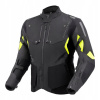 Bunda na motorku Rebelhorn Hiker IV čierno-antracitovo-fluo žltá 2XL Bunda na motorku Rebelhorn Hiker IV čierno-antracitovo-fluo žltá 2XL