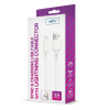 SETTY USB lightning kábel 1m 2A (GSM109582) biela SETTY USB lightning kábel 1m 2A (GSM109582) biela
