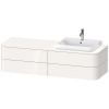 DURAVIT Happy D.2 Plus závesná skrinka pod umývadlo pod dosku (umývadlo vpravo), 4 zásuvky, 1600 x 550 x 408 mm, biela vysoký lesk, HP4973R2222 DURAVIT Happy D.2 Plus závesná skrinka pod umývadlo pod dosku (umývadlo vpravo), 4 zásuvky, 1600 x 550 x 408 mm, biela vysoký lesk, HP4973R2222