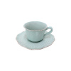 Casafina by Costa Nova Šálka ??na čaj s tanierikom, 0,22L, IMPRESSIONS, modrá (tyrkysová)|Casafina Casafina by Costa Nova Šálka ??na čaj s tanierikom, 0,22L, IMPRESSIONS, modrá (tyrkysová)|Casafina