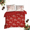 Posteľná Bielizeň 200x220 Eurofirany vianočná mikrovláknová Kevin červená 1204 Posteľná Bielizeň 200x220 Eurofirany vianočná mikrovláknová Kevin červená 1204