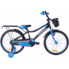 Fuzlu Detský bicykel Thor čierno-modrý 10,5