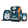 Školský set 3 dielny Prémium LIGHT vlk Modrá Školský set 3 dielny Prémium LIGHT vlk Modrá