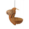 Mitra Bali Závesné kokosové krmítko z Bali, kolibrík, 23 cm Mitra Bali Závesné kokosové krmítko z Bali, kolibrík, 23 cm