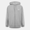 adidas Essentials Fleece 3-Stripes Full-Zip pánska mikina Med Grey/Black S adidas Essentials Fleece 3-Stripes Full-Zip pánska mikina Med Grey/Black S