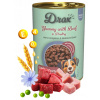 Mokré krmivo pre psov DRAX kúsky hovädzieho mäsa v omáčke 415g Mokré krmivo pre psov DRAX kúsky hovädzieho mäsa v omáčke 415g