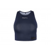 Dámské tielko CRAFT PRO Hypervent Cropped Dark Blue - S Dámské tielko CRAFT PRO Hypervent Cropped Dark Blue - S